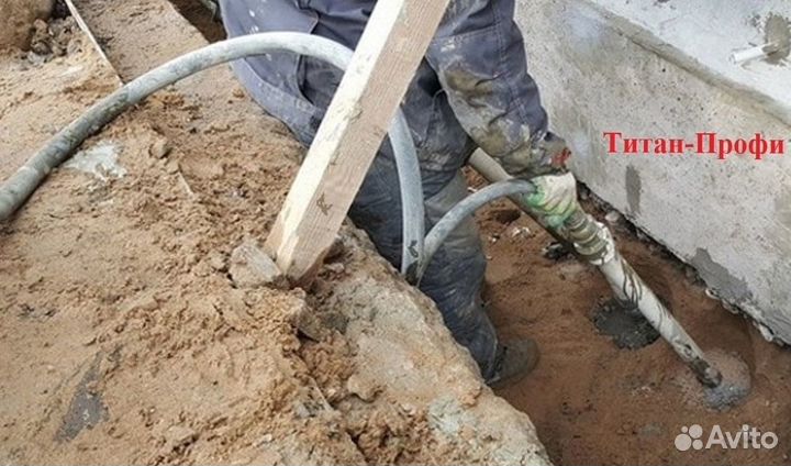 Насос для цементации грунтов