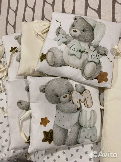 Бортики в детскую кроватку