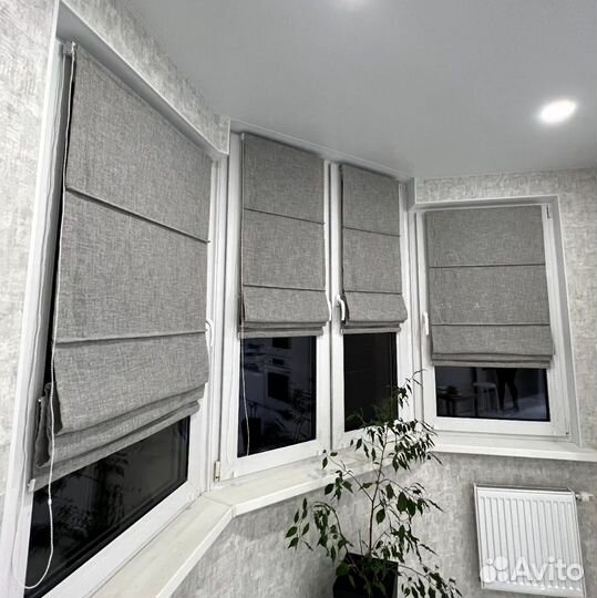 Римские шторы на створку