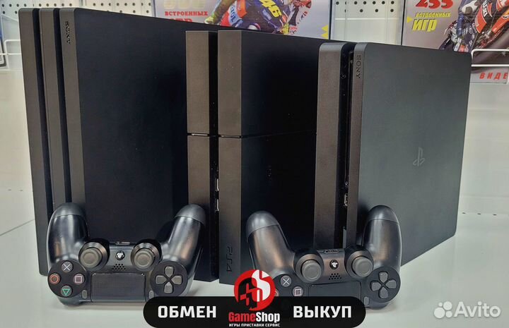 Игровые приставки Sony PS4 Pro / Slim / Fat