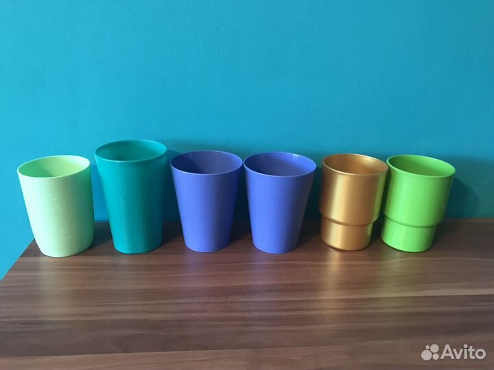 Стакан - пищевой пластик (6 шт., цена - за всё)