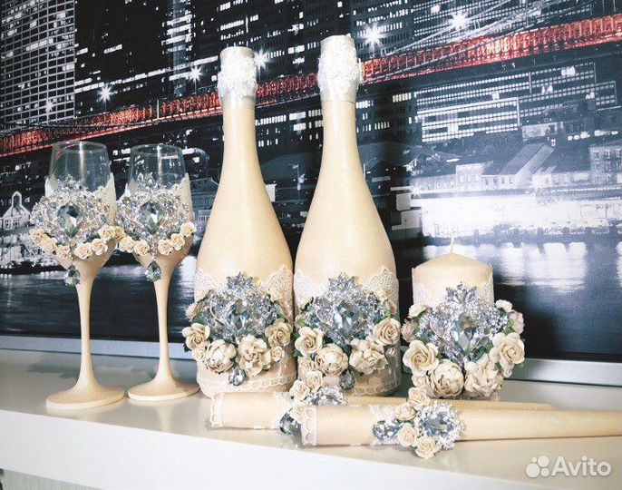 Оформление свадебных наборов