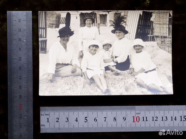 Антикварные фотографии-открытки, письма, 1910-1920