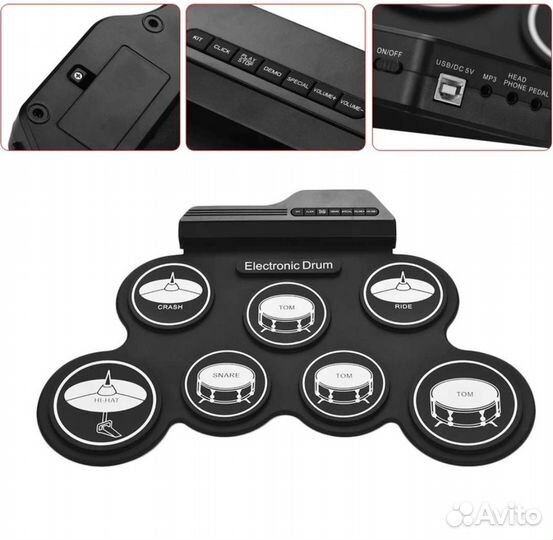 Электронные барабаны ударная установка новая