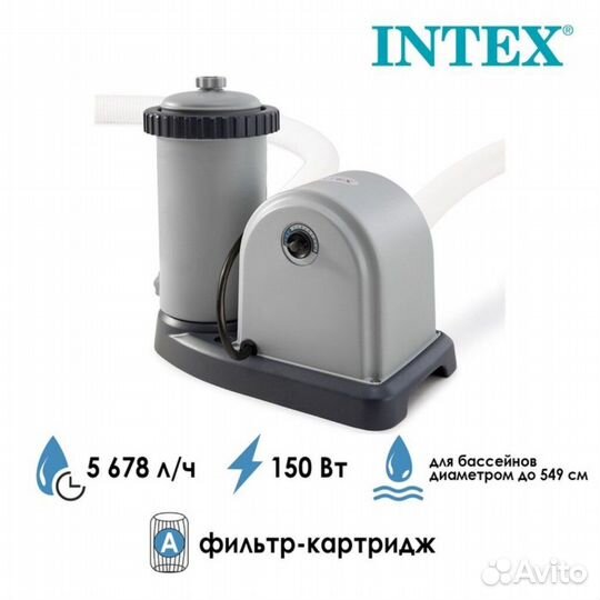 Фильтр-насос для бассейна 5678 л/ч, Intex