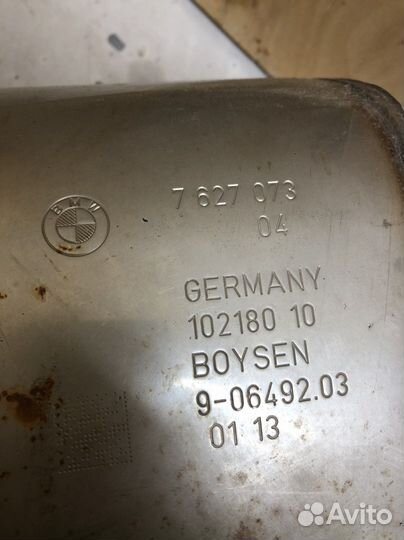 Глушитель в сборе бмв ф30 320i 184 лс