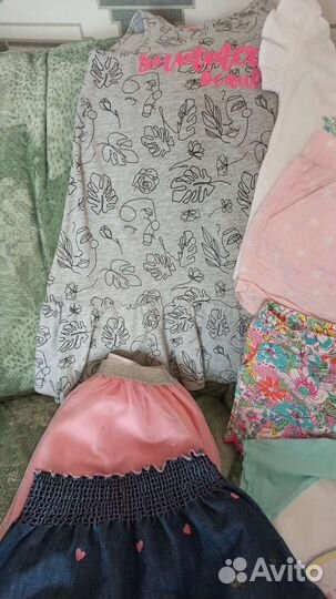Вещи пакетом на девочку 128 134
