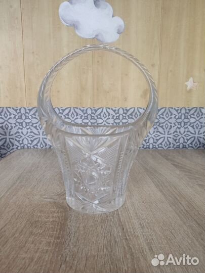 Хрустальная конфетница СССР