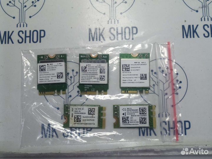 Wi-Fi карточка для ноутбука 5 GHz PCI-E mini M.2