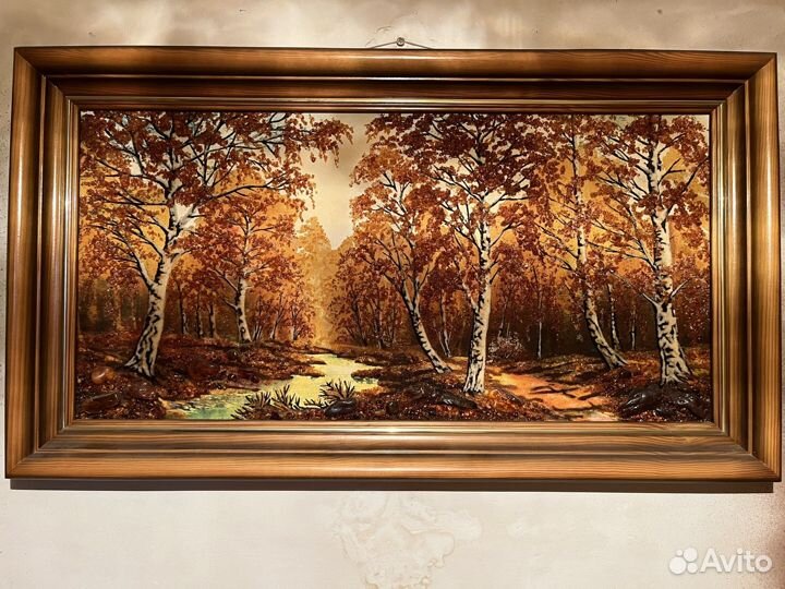 Картина из янтаря
