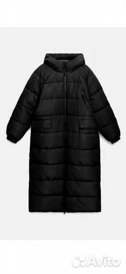 Пуховик новый 48-50 длинный