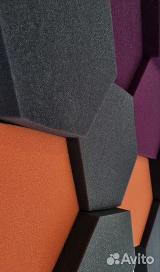 Акустический поролон Гексагон / Соты