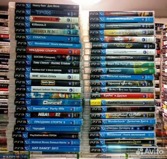 Игры PS 3 под датчик движения,автомат,пистолет