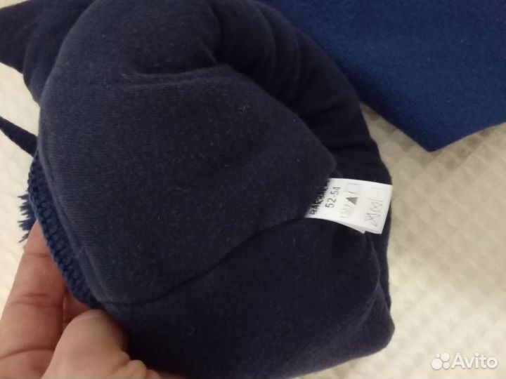 Шапка + шарф,зима. На 5-8 лет