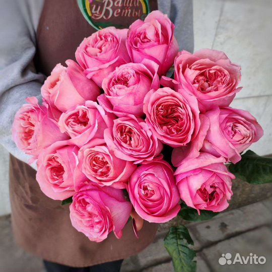 Доставка роз новорос 21роза красивый букет роз