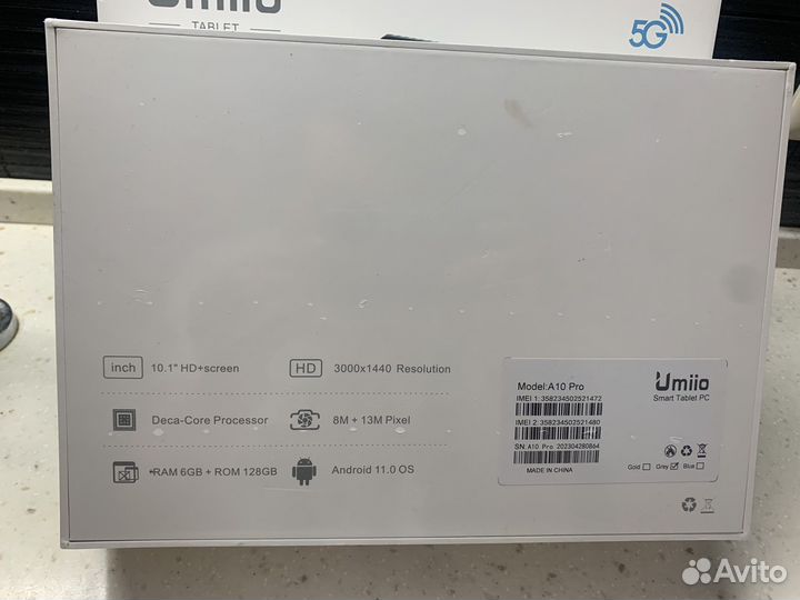 Планшет Umiio A 10 PRO