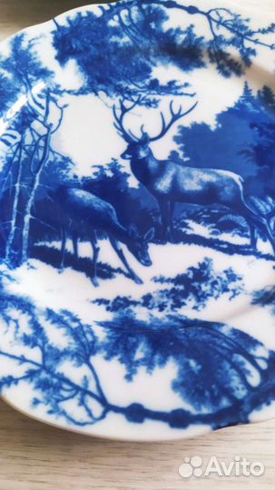 Тарелка декоративная фарфор