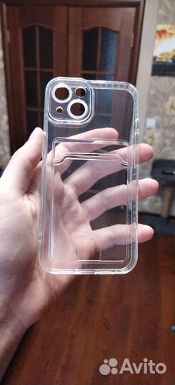 Чехол на iPhone 13 прозрачный