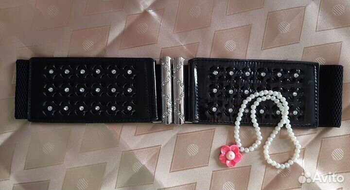 Ремень женский широкий на резинке