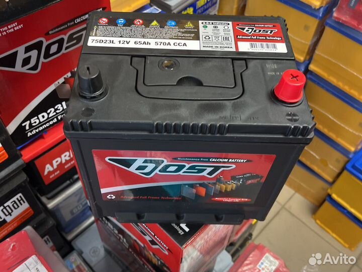 Аккумулятор азия 65 на Солярис