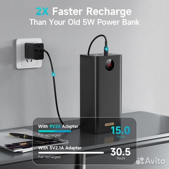 Новые Powerbank - Baseus Romoss 60000mah