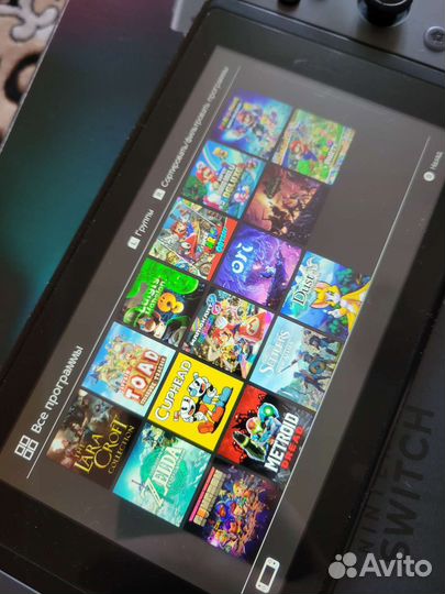 Nintendo Switch rev.2 прошитая чип hwfly