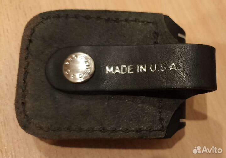 Кожаный чехол для зажигалки Zippo, made in USA