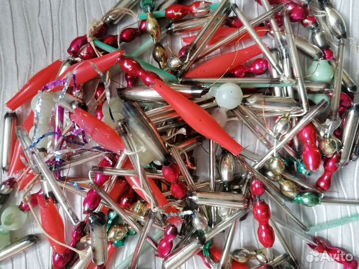 Звезда бусы на елку СССР