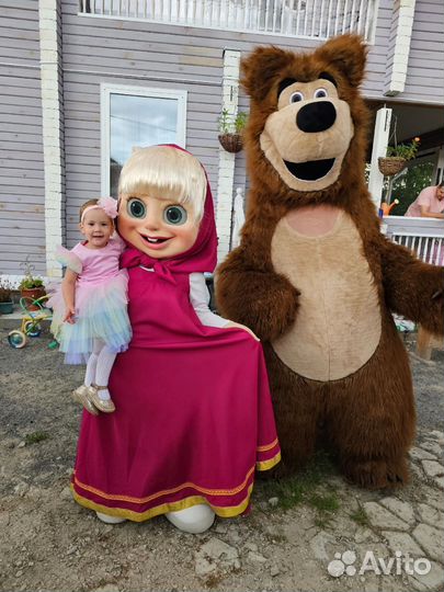 Маша и Медведь на праздник,Аниматор