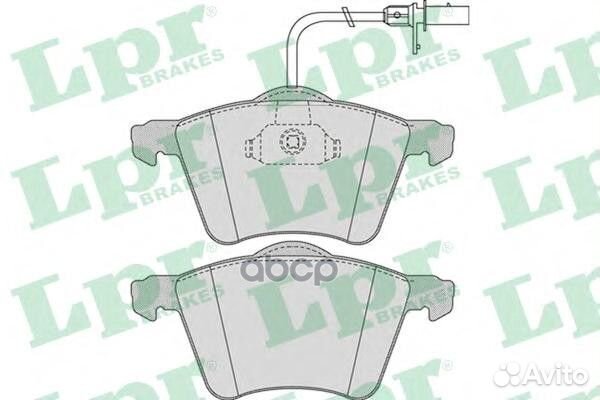Колодки торм. дисковые 05p982 Lpr