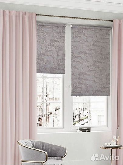 Рулонные шторы Марбель (мраморный рисунок)