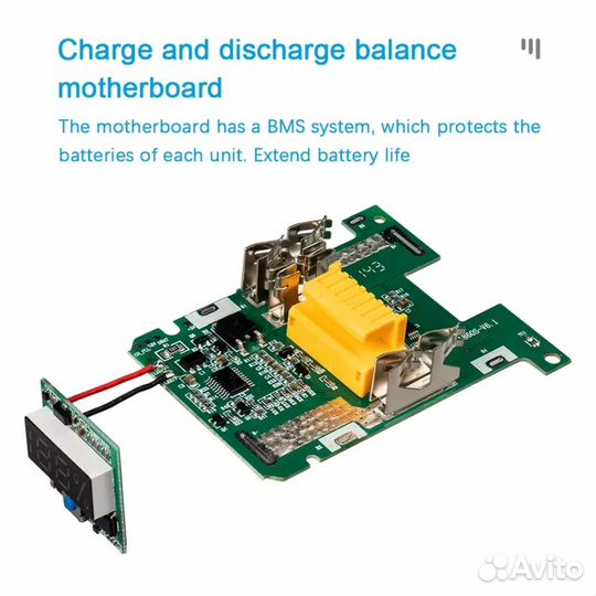 Сборка для bl1860 mаkitа BMS PCB 18650