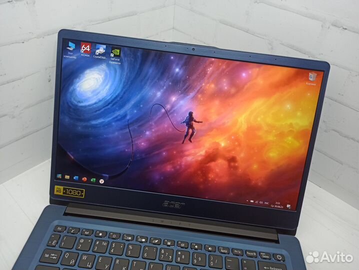 IPS FHD/i7-8550U/4 ядра/4.0GHz/MX150GB 2GB/SSD