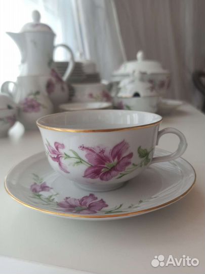 Сервиз столовый, чайный новый гдр