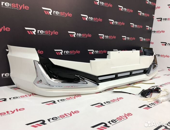 Губа передняя Toyota Land Cruiser Prado 120 S1535