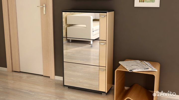 Обувница с зеркалом