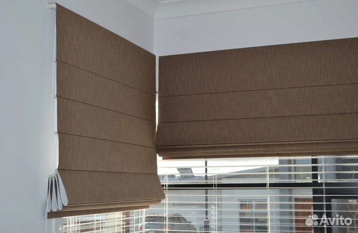 Римские шторы и жалюзи