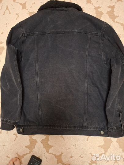 Джинсовая куртка с мехом мужская