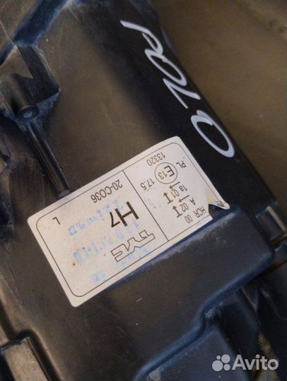 Фара передняя левая Volkswagen Polo 5 1.6 cfna