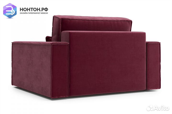 Кресло тик-так Сохо бордовое