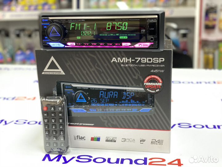 Процессорная автомагнитола aura AMH-79DSP