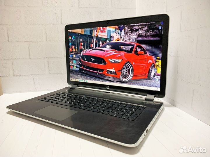 Ноутбук HP i7/8Gb/SSD/2 видеокарты/большой экран