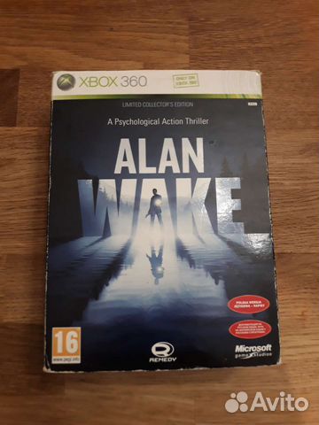 Alan Wake limited collector's editions на xbox 360