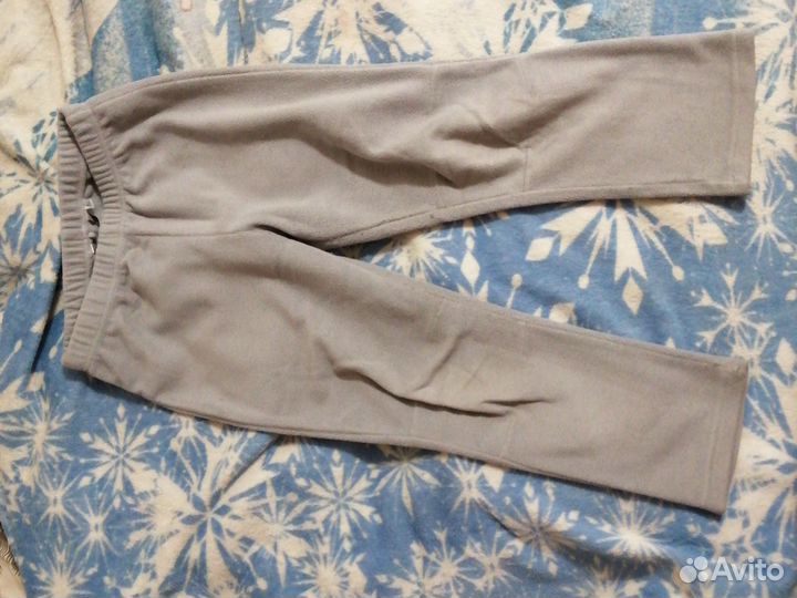 Флисовая кофта + брюки для девочки 128