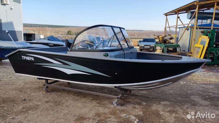 Алюминиевая лодка Триера мп 460 fish