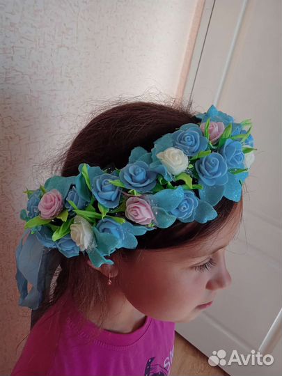 Ободок для волос ручной работы
