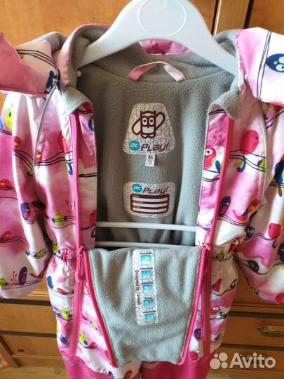 Комбинезон для девочки весна-осень размер 80-86