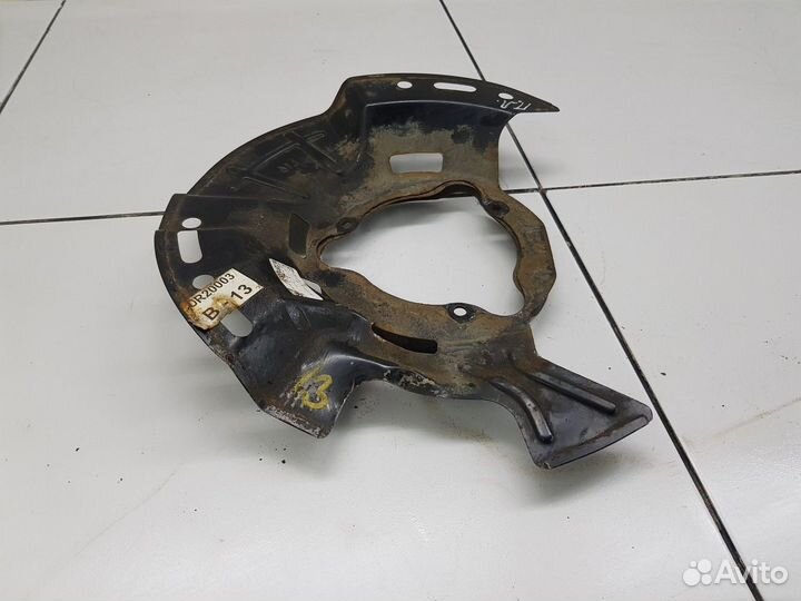 Кожух переднего левого тормозного диска