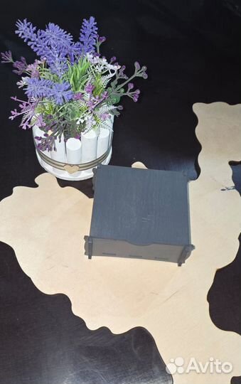 Коробка подарочная деревянная