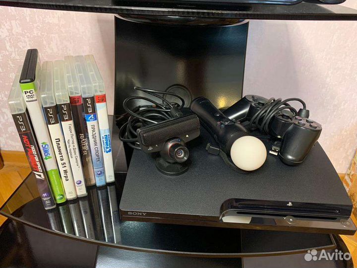 Игровая приставка ps3 + 7 игр
